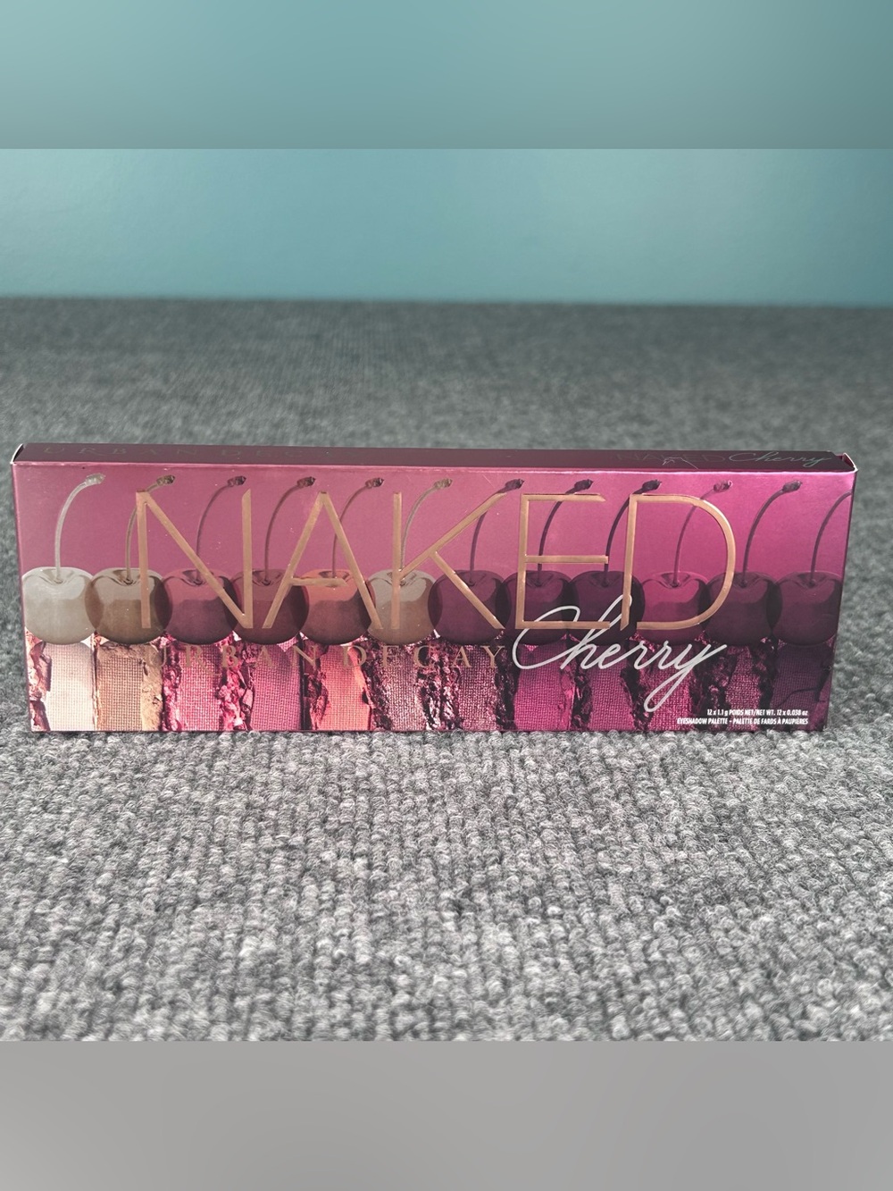 Urban Decay NAKED CHERRY 🍒 12 Color Eyeshadow Palette & Brush ~ New In Box